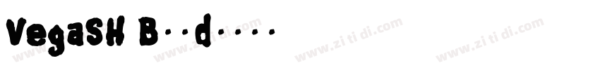 VegaSH Bold字体转换